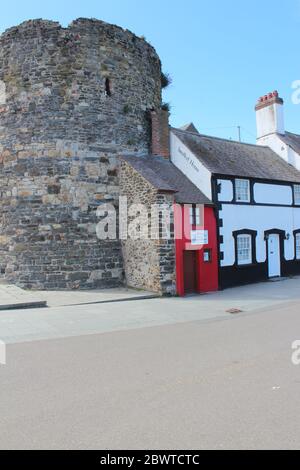 Conwy est une ville de marché fortifiée sur la côte nord du pays de Galles, crédit : Mike Clarke / Alamy stock photos Banque D'Images