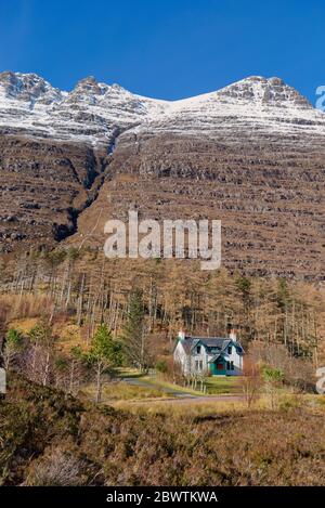 Glen Cottage, Torridon, Highland Écosse Banque D'Images