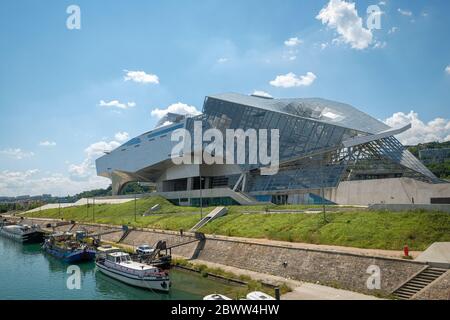 Le 02/06/2020, Lyon, Auvergne-Rhône-Alpes, France-réouverture du Musée des Confluences à Lyon Banque D'Images