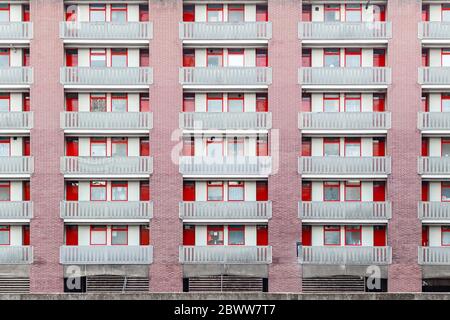 Cullum Welch House au Golden Lane Estate dans la ville de Londres Banque D'Images