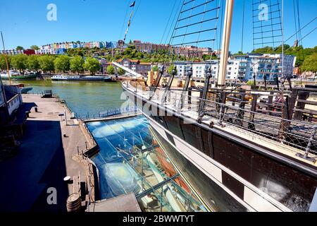 SS Grande-Bretagne à Bristol, Angleterre Royaume-Uni Banque D'Images