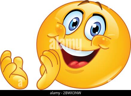 Claquement des émoticônes Illustration de Vecteur