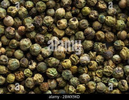 green peppercorns plein cadre en gros plan Banque D'Images