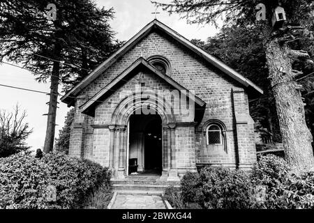 Église Saint-Jean de Dalhousie Himachal Pradesh, Inde Asie. L'église St John's est la plus ancienne église de Dalhousie sur Gandhi Chowk. Banque D'Images