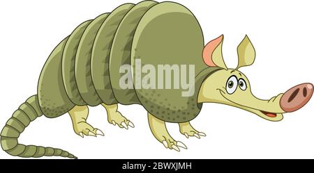 Armadillo gai Illustration de Vecteur