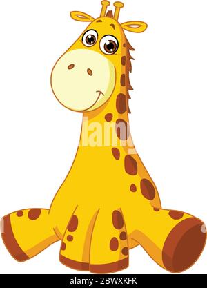 Girafe bébé Illustration de Vecteur