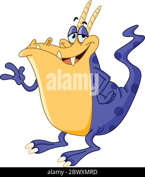 Monstre charmant Illustration de Vecteur