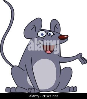 Souris conviviale Illustration de Vecteur