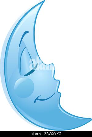 Coucher de lune Illustration de Vecteur