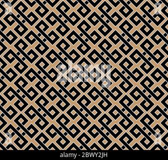 Texture des motifs grecs. Texture sans couture avec clé grecque Illustration de Vecteur