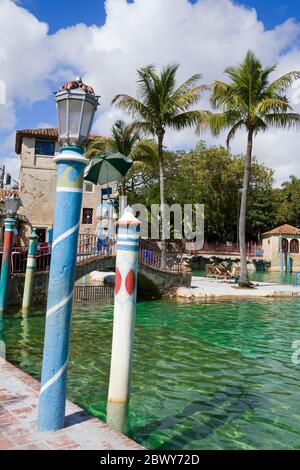 Venetian Pool, Coral Gables, Miami, Floride, USA Banque D'Images