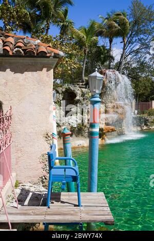 Venetian Pool, Coral Gables, Miami, Floride, USA Banque D'Images