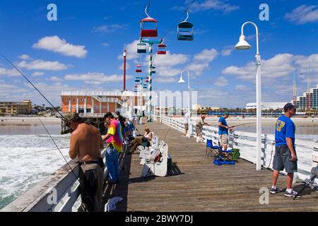 Main Street Pier, Daytona Beach, Floride, États-Unis Banque D'Images