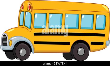 Autobus scolaire Illustration de Vecteur