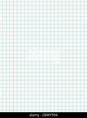 Papier mathématique pour exercices vectoriels Illustration de Vecteur