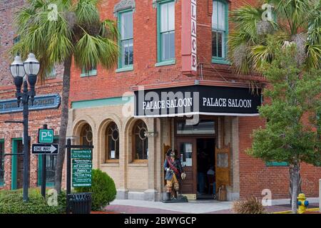 Palace Saloon, Fernandina Beach, Amelia Island, Jacksonville, Floride, États-Unis Banque D'Images