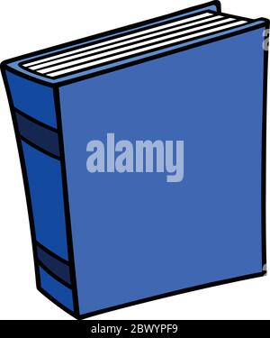 Icône Livre bleu - Illustration d'une icône Livre bleu. Illustration de Vecteur