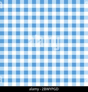 Blue Gingham - UNE illustration de Blue Gingham. Illustration de Vecteur