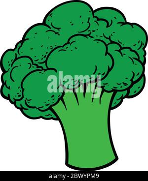 Icône brocoli - UNE illustration de l'icône Broccoli. Illustration de Vecteur