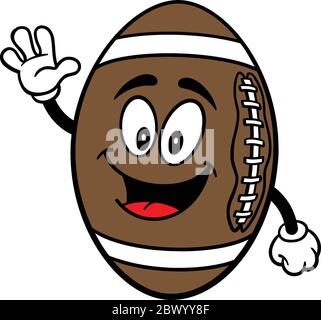 Une mascotte de football - UN dessin-animé Illustration d'une mascotte de football. Illustration de Vecteur