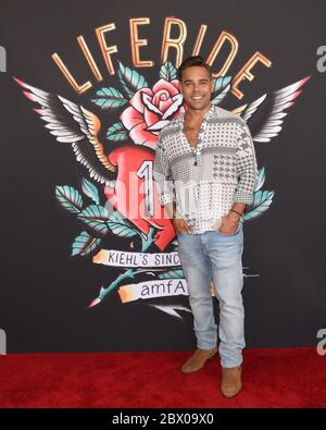 27 juillet 2019, Westfield Cabana à la Westfiel, Century City, Californie: Kyle Stefanski participe au 10e anniversaire de Kiehl LifeRide pour amfAR au profit de la recherche sur le VIH/sida dans Century City à Westfield Century City à Century City, le 27 2019 juillet. (Image crédit : © Billy Bennight/ZUMA Wire) Banque D'Images