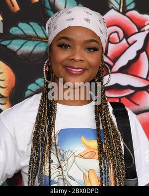 27 juillet 2019, Westfield Cabana à la Westfiel, Century City, Californie: Ajiona Alexus participe au 10e anniversaire de Kiehl LifeRide for amfAR pour profiter de la recherche sur le VIH/sida dans Century City à Westfield Century City à Century City, le 27 2019 juillet. (Image crédit : © Billy Bennight/ZUMA Wire) Banque D'Images