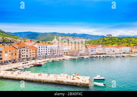 Ville de Senj à Primorje en Croatie Banque D'Images