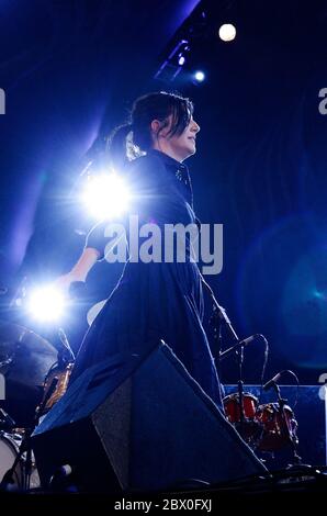 L'ancien chanteur texan Sharleen Spiteri au Proms de la BBC dans le Park London Banque D'Images