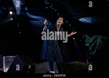 L'ancien chanteur texan Sharleen Spiteri au Proms de la BBC dans le Park London Banque D'Images