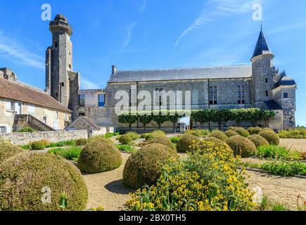 France, Indre et Loire, le Grand Pressigny, Château du Grand Pressigny, Musée de la Préhistoire du Grand Pressigny // France, Indre-et-Loire (37), le Grand- Banque D'Images