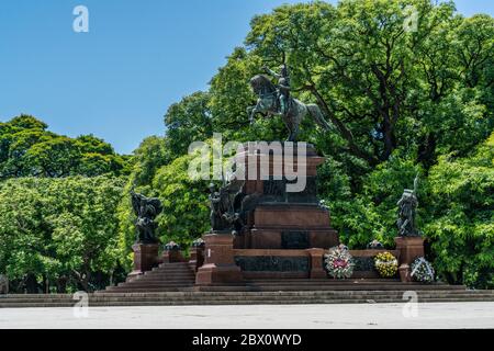 Buenos Aires, Argentine - 20 janvier 2019, Monument du Libérateur Don Jose de San Martin Banque D'Images