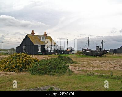 Plage de Dungeness dans le Kent Banque D'Images