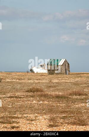 Plage de Dungeness dans le Kent Banque D'Images