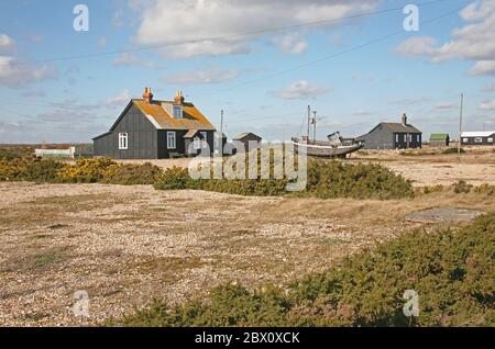 Plage de Dungeness dans le Kent Banque D'Images