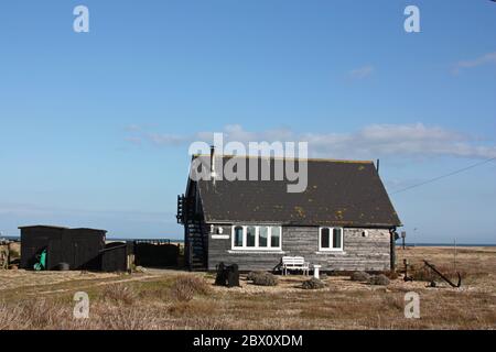 Plage de Dungeness dans le Kent Banque D'Images