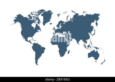 World map background design simple Illustration de Vecteur