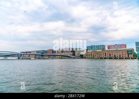 Amsterdam, pays-Bas Mai 27 2018 - nouveaux bâtiments développés sur le Piet hein kade dans le centre d'Amsterdam Banque D'Images