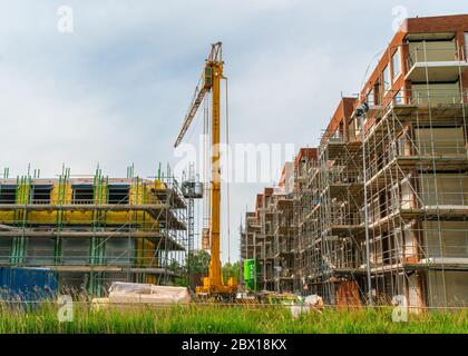 Amsterdam, pays-Bas, mai 22 2017 : la construction de nouvelles maisons et appartements dans la partie ouest d'Amsterdam Banque D'Images