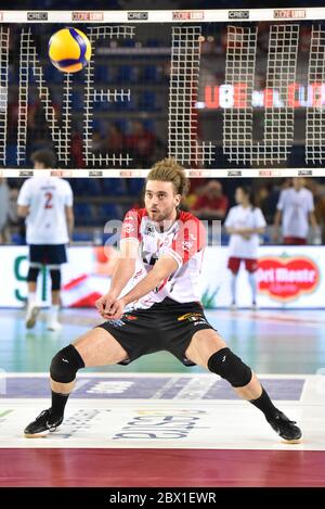 Civitanova Marche, Italie. 01st Jan, 2020. Rychlicki kamil (cucine Lube civitanova) pendant le volley-ball italien Superlega série A saison 2019/2020, Volleyball italien Serie A Men SuperLeague Championship Championship à civitanova marche, Italie, janvier 01 2020 crédit: Independent photo Agency/Alay Live News Banque D'Images