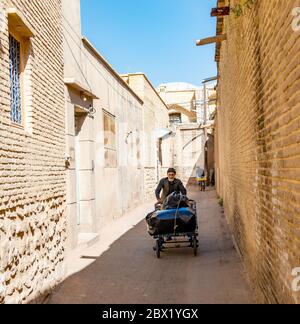 Le bazar Vakil est la section principale du bazar Shiraz qui a été construit au XIe siècle par Karim Khan comme un plan pour faire de Shiraz un commerce important Banque D'Images