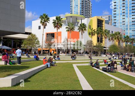 Glazer Children's Museum & Curtis Hixon Waterfront Park, Tampa, Floride, États-Unis, Amérique du Nord Banque D'Images