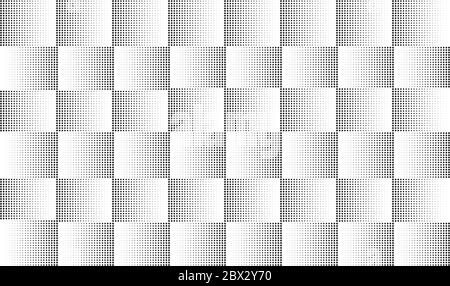Motif sans couture d'arrière-plan à pois monochromes - illustration vectorielle Illustration de Vecteur