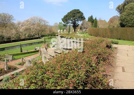 Bodnant Garden au pays de Galles, Royaume-Uni Banque D'Images