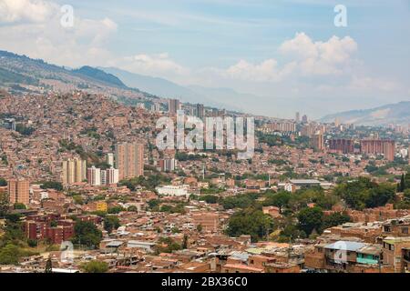 Colombie, Département d'Antioquia, Medellin, Comuna 13 Banque D'Images