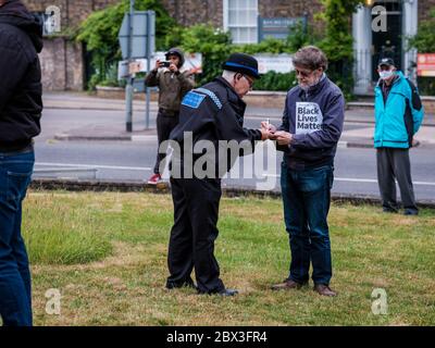 Black Lives Matter Protest à Rochester, Kent, le 4 juin 2020 Banque D'Images
