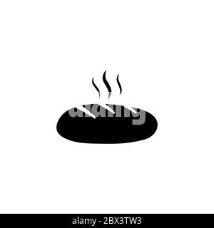 Logo Bread sur fond blanc Illustration de Vecteur