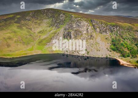 Lough Tay, Irlande Banque D'Images