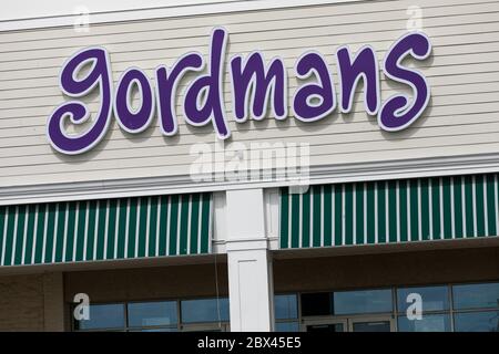 Un logo à l'extérieur de Gordmans magasin de détail à Chestertown, Maryland, le 25 mai 2020. Banque D'Images