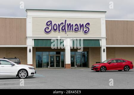 Un logo à l'extérieur de Gordmans magasin de détail à Chestertown, Maryland, le 25 mai 2020. Banque D'Images