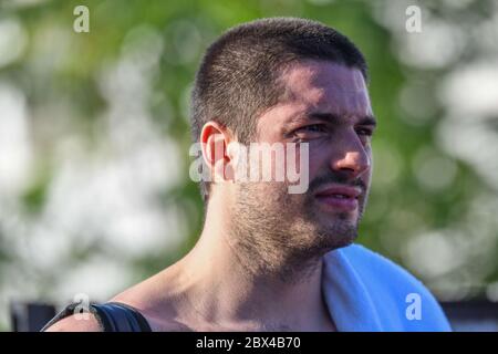 Syracuse, Italie. siracusa 2020, Italie, 04 juin 2020, Nicholas Presciutti (Italie) pendant - - crédit: LM/Maria Angela Cinardo crédit: Maria Angela Cinardo/LPS/ZUMA Wire/Alamy Live News Banque D'Images